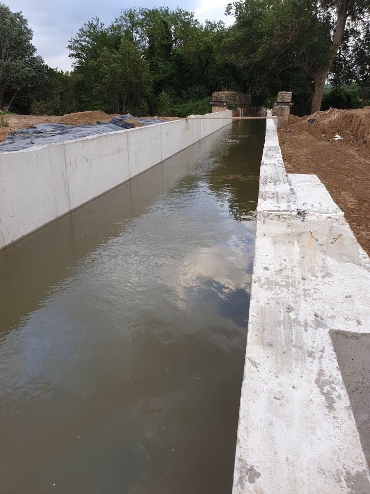 Pont Canal - Mise en eau